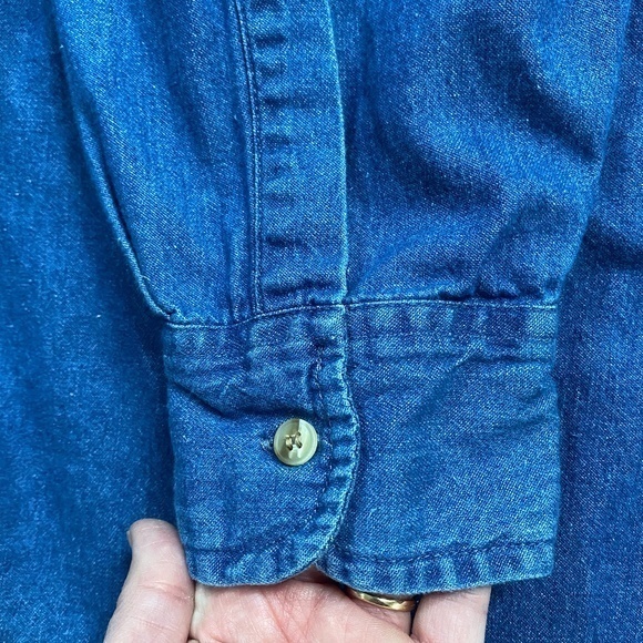 Vintage Looney Tunes Tasmanian Devil Jean Shirt Sz. L - Picture 4 of 10